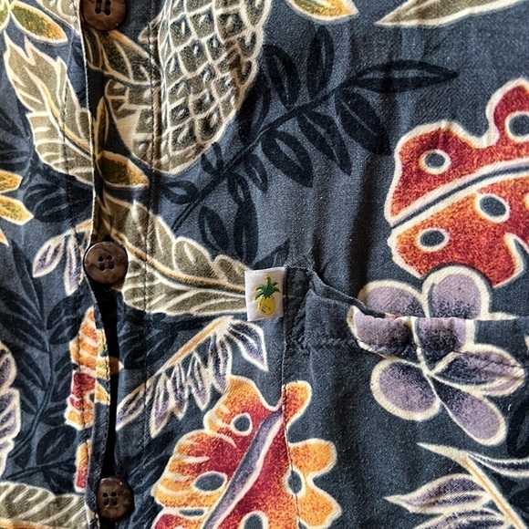 Vintage Pineapple Moon Hawaiian Shirt - Medium - Picture 5 of 7